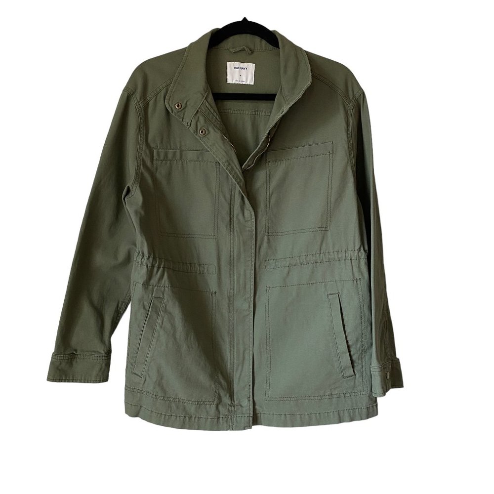 Old Navy Utility Jacket Olive and Classic Size Medium